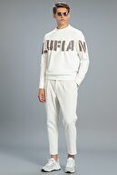 Lufian Todillo Sweatshirt Kırık Beyaz