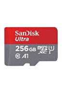 Sandisk Ultra® 256GB 120MB/s microSDHC A1 Class 10 UHS-I Hafıza Kartı SDSQUA4-256G-GN6MN