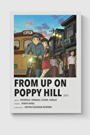 DuoArt From Up On Poppy Hill Studio Ghibli Anime Info Card Bilgi Kartı Minimalist Poster