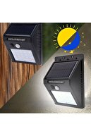 ECEDUKKAN Solar Light Güneş Enerjili 20 Led Li Bahçe Aydınlatma Dış Mekan Lambası Hareket Sensörlü