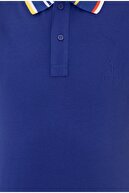 US Polo Assn U.s. Polo Assn Polo Yaka Mavi Regular Fit Polo T-shirt Benra
