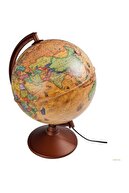 Gürbüz Işıklı Antik Küre / Dünya Küresi 26cm 44261