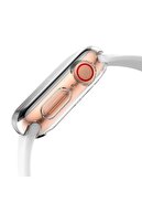 Gate Apple Watch 1 2 3 Uyumlu Şeffaf Silikon Kılıf 38mm Tam Koruma