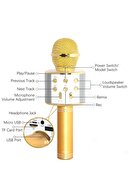 Wster Karaoke Bluetooth Mikrofon Speaker (büyük Bataryalı)