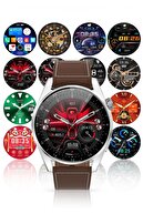 Watch G3 Pro Brown Smart Watch سازگار با تمامی گوشی های آیفون و اندروید-thumb