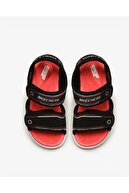 Skechers Hypno-Splash Küçük Erkek Çocuk Siyah Işıklı Sandalet