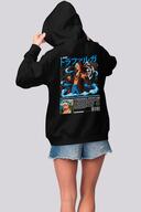 انیمه سیاه ترافالگار قانون هودی سویشرت یونیسکس انیمه قانون هودی-thumb