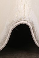 فرش ضد لغزش ضد لغزش کرم ریلکس با پایه قابل شستشو با پرز بلند فرش پست مدرن-thumb