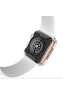 Gate Apple Watch 44 Mm Uyumlu Şeffaf Silikon Kılıf Iwatch 44mm Tam Koruma Koruyucu