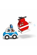 LEGO Duplo Creative Play Itfaiye Helikopteri Ve Polis Arabası 10957
