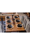 NT Concept Ntconcept Masif Ağaç Yemek Masası Takımı- (85cm-150cm Masa +4 Adet Sandalye)