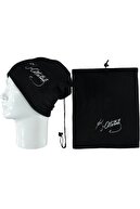 Black Atatürk Embroidered