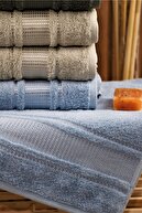 حوله دست و صورت 6 تکه پنبه ای بسیار جاذب آب 50*90 Colourist-thumb