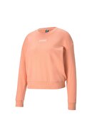 Puma Kadın Spor Sweatshirt - Modern Basics Crew TR Apricot Blush - 58593226
