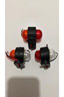 FTE Mini 12/24 Volt Uyumlu Çift Renkli Şiddetli Işıklı Takoz Led