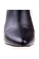 Pierre Cardin Kadın Siyah Suni Deri 5cm Sivri Klasik Bot