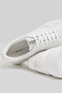 Bershka Kadın Beyaz Kabartmalı Platform Spor Ayakkabı 11434660