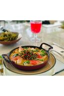 ست هشت قابلمه و تابه چدنی به رنگ سبز مرسوم-thumb