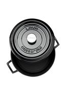 ست قابلمه و ماهیتابه هشت ریخته گری گیره سیلیکونی مشکی مد روز-thumb