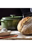 ست هشت قابلمه و تابه چدنی به رنگ سبز مرسوم-thumb