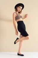 01 کفش بالرین زنانه چرم اصل مشکی-thumb