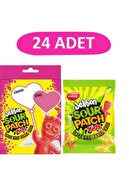 Jelibon Sour Patch Kids Sevgililer Günü Paketi (12 Adet Orijinal 80 Gr & 12 Adet Karpuz Aromalı 80gr