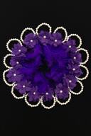 دستبند بنفش ساقدوش و تاج ساقدوش عروس (فلزی)، شب حنا، مهمانی مجردی، عروس خانم-thumb