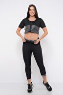 BLACK ZIP-UP SET