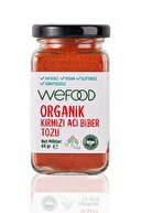 Wefood Organik Kırmızı Acı Biber Tozu 65 gr