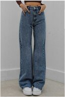 شلوار زنانه داغ لیکرا با رنگ آبی برفی متوسط-thumb