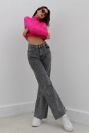 شلوار برفی دودی لیکرای زنانه لیلی گلد بلند بلند شلوار گشاد-thumb