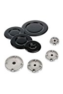 4 -سبک تر برای اجاق گاز برای مجموعه پشت لوله درب مینای دندان ، کوره گاز طبیعی 8 قطعه مجموعه کامل-thumb