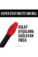 Maybelline New York Marvel X - Super Stay Matte Ink Likit Mat Ruj - 80 Ruler - Kırmızı/pembe