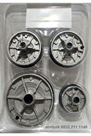 4 -سبک تر برای اجاق گاز برای مجموعه پشت لوله درب مینای دندان ، کوره گاز طبیعی 8 قطعه مجموعه کامل-thumb