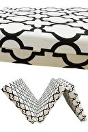Tedarikcenter Katlanır Yatak 70x180 cm Tek Kişilik Yatak Yer Yatağı  Sünger Yatak - Morocco Desen