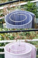 CimriKese Kurutma Rafı Spiral Battaniye Çarşaf Balkon Askı Dolap Krom Yerden Tasarruf