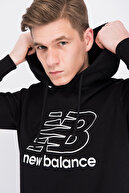 New Balance Erkek Sweatshirt - V-MTH809-BK