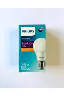 Philips Essential 8w (60w) Led Ampul Sarı Işık E27 Normal Duy