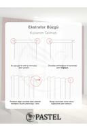 پرده جزیره ای رنگ نقره ای فلزی با بافت مخملی برای پلیسه دار-thumb