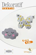 Blindfolded Butterfly - Yellow Gray