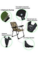 صندلی کمپینگ سیلوا صندلی پیک نیک لوکس با استتار جا لیوانی-thumb