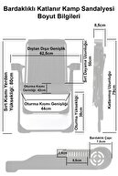 صندلی کمپینگ سیلوا صندلی پیک نیک لوکس با استتار جا لیوانی-thumb