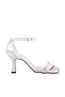 Soho Exclusive Beyaz Kadın Klasik Topuklu Ayakkabı 15834