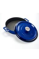 ست هشت قابلمه و تابه چدنی به رنگ آبی مد روز-thumb