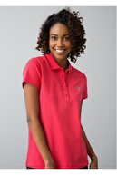 US Polo Assn Kadın Pembe Polo Yaka T-shirt G082sz011.000.734021