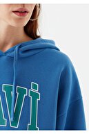 Mavi Kadın Mavi Logo Baskılı Sweatshirt