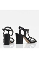Hotiç Siyah Yaya Kadın Sandalet & Terlik