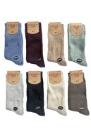 Ozzy Socks 8 Çift Kadın Havlu Soket Çorap Kışlık Dayanıklı Topuk Ve Burun