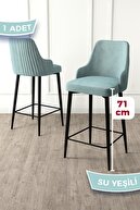 Chair Sea Green Legs Black