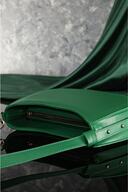 کیف بند قابل تنظیم با زیپ سبز زنانه-thumb